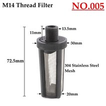 10 종류 8 ~ 14mm 호스 파이프 필터 세차 가든 관개 스프레이 어 펌프 네트 스트레이너 스테인레스 스틸 메, 05 NO.005_04 10pcs