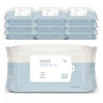 데일리워터 물걸레 청소포 대형 리필 30매, 10팩