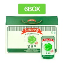 이즙이 맛즙 제주 유기농 양배추즙 선물세트 부모님선물, 6box, 80ml 180개입