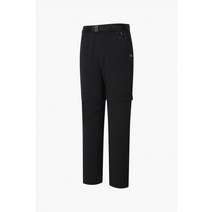 KOLON SPORT 남성 디테쳐블 세미 와이드 카고 팬츠_JWPNM23221BLK