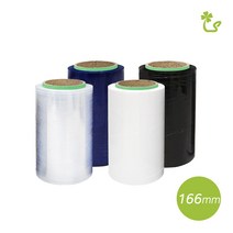 (미니 핸드랩전선랩 166mm) 잘풀리는 공업용랩 스트레치필름, 166mm - 1개, 슬리터 청색 25T-200M