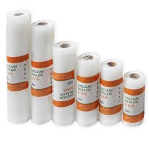 자동 식품 가정용 무선 산업용 업소용 진공포장기 식품 진공 실러 용 진공 가방 12 + 15 + 17 + 20 + 25 + 28cm 500cm 6 롤몫 주방 식품 진공 보관, 6 RollsLot