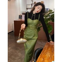 뷔스티에 여름원피스 6월 여자 나시 어깨끈 제주도룩