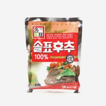 향신료 솔표 후추가루 200g 소스 복합조미식품 가공식품 스테이크 샐러드드레싱 시즈닝, 1, 본상품선택