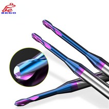 목공기계 공구 재단기 밀링 머신 HRC65 엑스트라 롱 볼 노즈 엔드 밀 1 개 2 플루트 목공 도구 CNC 마무리, 01 HRC65_04 R0.2x4x4x50mm