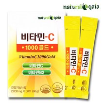 타이거아울렛 영국산 비타민C 1000 30포 x 1박스 영국 DSM 맛있는 고함량 비타민씨 메가도스 고용량 아스코르빈산 온가족 어린이 청소년 분말 가루 스틱, 단품, 단품, 60g