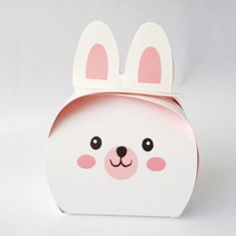 유치원 생일답례품 토끼 선물포장상자 4개 떡포장용기