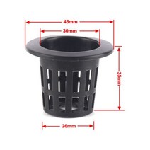 수경재배포트 10pcs 바구니 정원 야채 흙이 성장 그물 냄비 멀티 크기 aeroponics 플라스틱 심기 메쉬 냄비, [13] HB-32-35-10