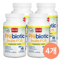자로우포뮬러스 재로우 프리바이오틱스 이눌린 파우더 유산균 식이섬유 180g 4개 세트