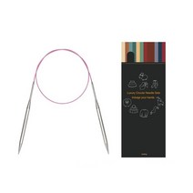 stainless steel 줄바늘(길이65cm/80cm)/고급 줄바늘/이불뜨개바늘