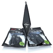 나라샵 삼각 오모리 싱커 삼각추 물방울추 갑돌이 속공 블랙봉돌 쭈꾸미 갑오징어 고리추, 20호-3개입