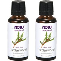 나우푸드 퓨어 에센셜 아로마오일 cedarwood 일반오일, 30ml, 2개