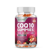 CoQ10 100mg 젤리 고흡수 코엔자임 Q10 심장 건강 및 에너지 생산 지원 빠른 방출 항산화 보충제 - 글루텐 프리 자연 발효 펙틴 기반 젤리 30개, 30.0인분 (1팩)