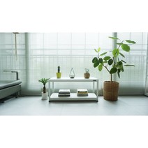 슈랙 철재 선반 2단 가로700 x 깊이300 x 높이1800 mm, 화이트