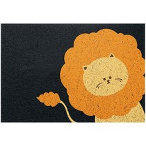 MOCAROSE 미끄러짐을 방지하다 코일현관매트 북유럽 스타일 캐릭터 소동물 방수 주방 카펫, 60x90cm, 11#