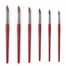 화홍 수채화붓 771 6종세트 (둥근붓) 미술용품, 단품