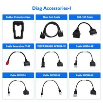 OBD 옵션 JDIAG M100 용 케이블 어댑터 코드 리더 오토바이 진단 도구 스캐너 다양한 모델, CN, SYM-3P