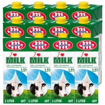 믈레코비타1.5% 멸균우유 1000mlx12입, 1L, 12개