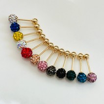 주얼리공장 14K 미러볼피어싱 4mm 8바