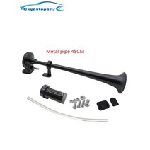 견인 후크 견인 장치 car air horn 12v24v universal 150db loud 180 hertz single trumpet 압축기 bocina for cars, 24v, 검은색 모터와 경적