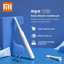 XIAOMI MIJIA Sonic 전동 칫솔 무선 USB 충전식 칫솔 방수 울트라 sonic 자동 칫솔, T100 화이트