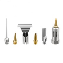 무선히팅건 무선 미니 충전 디지털 소형 열풍기 히팅건 4 in 1 휴대용 가스 납땜 건, 세트 04