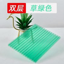 농막 지붕 복층 폴리카보네이트 투명 렉산 패널 골판, 녹색 4mm 두께 크기 2.1x6m
