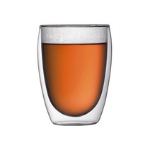 보덤 파비나 더블월 글라스 유리잔 bodum 350ml, 1개