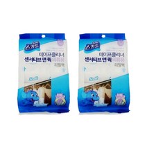 스카트 테이프클리너 2개 센서티브 앤 퀵 의류용 안심성분 쉽게뜯기는 이지컷, 리필팩(리필3개입) 2개