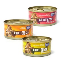 테비맘마 고양이캔 80g X 24개 3종, 01.참치