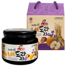 뉴리스 국내산 수제청 배 도라지청 도라지 배즙 목에좋은 목감기에 좋은 도라지조청 김치유산균, 600g