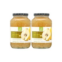초록원 꿀모과차 1kg x2병 (2kg) 액상차 과일청
