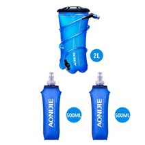 트레일러닝조끼 AONIJIE-C962S 업데이트 12L 스포츠 오프로드 백팩 러닝 하이드 레이션 백 조끼 소프트 하이킹 트레일 사이클링 마라톤 레이스, 500ML2PCS  2L1PCS