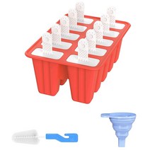 아이스 몰드 DIY 실리콘 10 슬롯 아이스크림 트레이 수제 재사용 가능한 동결 디저트, 유형3