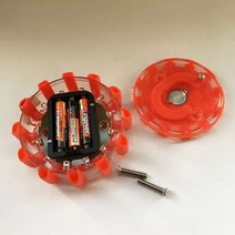 자동차 비상등 교통 도로 안전 플레어 스트로브 신호 자기 비콘 USB 충전식 깜박이 빨간색 경고 램프, 3XAA batteries Light_3 Pcs