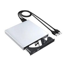 씨디롬 CD롬 외장 DVD ODD 노트북 CD 리더기 dvd rom 외부 광 드라이브 usb 2.0 cddvd-rom cd-rw 플레이어 버너 슬림 리더 레코더 휴대용, 협력사, 하얀색