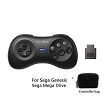 8BitDo-M30 2.4G 무선 게임 패드 세가 제네시스/게가 제네시스 미니 및 메가 드라이브/미니-세가 컨트롤러, 01 Sega Genesis Bag