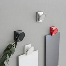 예쁜 디자인 문구 사무용품 현관문 냉장고 메모 자석클립 세트, 3. 레드 4P/세트