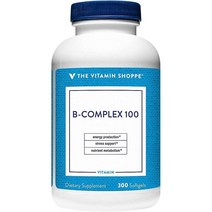 미국직구 BCcomplex 100 – 에너지 생성 대사 – 비타민 샵의 B1 B2 B6 B12 니아신 엽산 비오틴(300 소프트겔)의 우수한 공급원, 수량, 상세참조