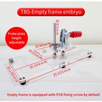 P/터미널 블록/테스트 랙 고정 장치 지그 툴링 클립 프로브 2.54mm JTG P 테스트, 05 TB5_02 2.54 4pin and cable