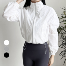 제이브 여성 경량 스트링 바람막이 점퍼