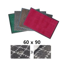 엘리베이터 흙빗물 유입방지 논슬립 발매트 발판 사무실 눈비, 1개, 브라운 60X90cm