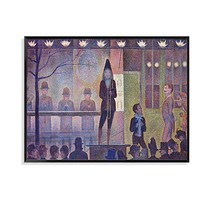 Georges Seurat 조르주 쇠라 작품 서커스 사이드쇼 / 인테리어 카페 거실 그림액자, 골드