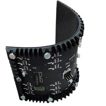 led 디스플레이 모듈유연한 led 디스플레이 패널 영상 벽 ledwall 소프트 모듈 풀 컬러 라운드 커브, 한개옵션1, 04 240X120 with bottom