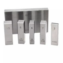 눈금자 강철 블록 게이지 측정 사각 1mm 2mm 3mm 4mm 5mm 6mm 7mm 8mm 9mm 10mm 평행 도구 1 개, [08] 6mm, 08 6mm