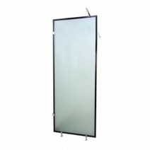 A6마트 네모블랙 불투명파티션 750 욕실칸막이 샤워부스, 단품