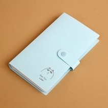 라이프랩 휴대용 명함집 명함 첩 카드 케이스 꽂이 보관함 하늘색