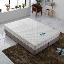 벨로스 고무나무 원목 퀸 사이즈 침대 프레임 매트리스, 3_2.양면 매트리스(Q)