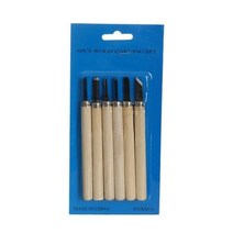 목공끌 전문 나무 조각 치즐 나이프 수공구 세트 개 기본 상세한 목공 가우징, 6pcs