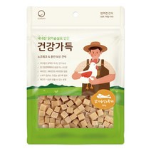 건강가득 강아지간식 닭가슴살 황태 큐브 300g, 없음, 상세설명 참조